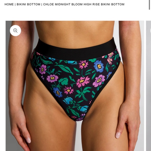 93 play street bikini set. Midnight bloom Never worn - Picture 2 of 2